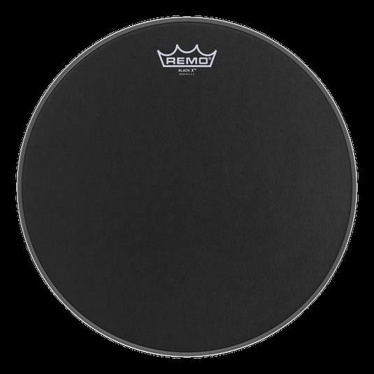 Remo Black X Black Suede 14 Inch Drumhead with Black Dot Bottom