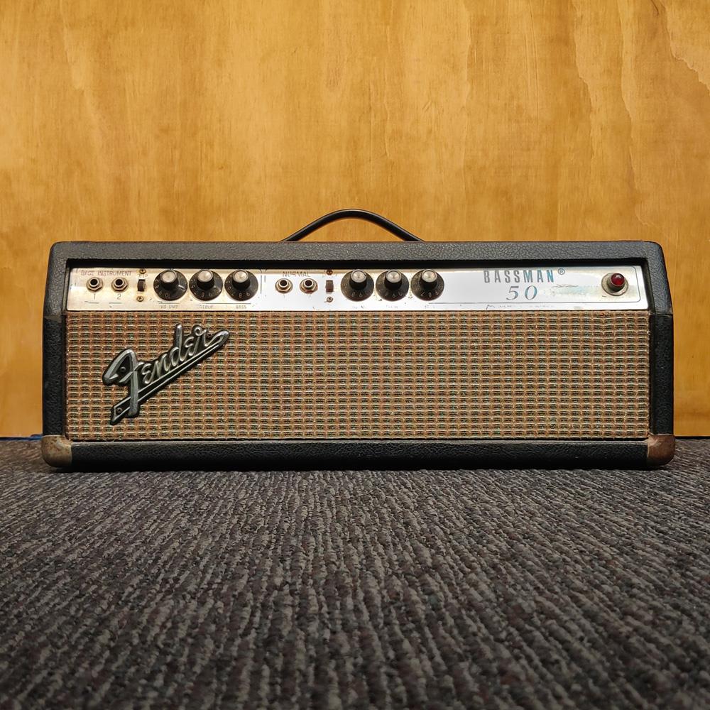 Fender 1972 Bassman 50 Guitar Amplifier Head - Preloved