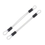 White Fitness Audio C-BAND O-Ring with sliders for E-Mic headsets, single PA accessory for microphone setup.