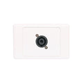 Dynalink C0459 4 Pin Neutrik Speakon Horizontal Spkr Wallplate Dual Cover
