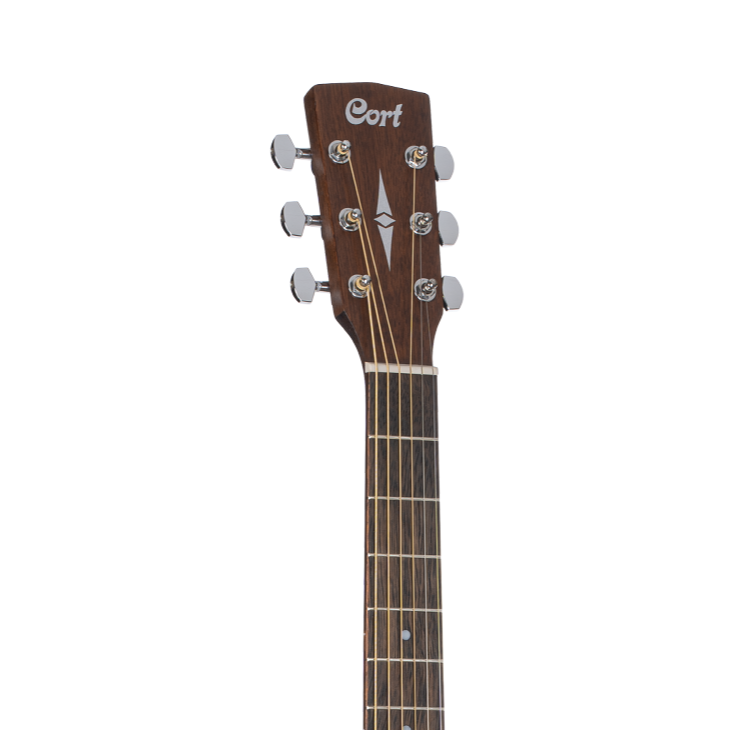 Cort Earth60 OP Dreadnought Acoustic Guitar in Open Pore Natural