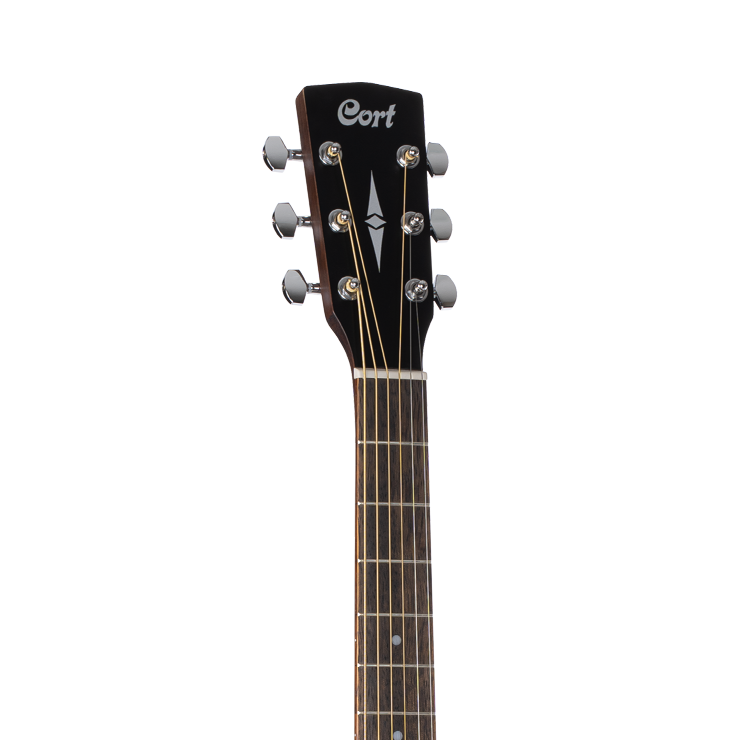 Cort Earth 60M OP OP Dreadnought Acoustic Guitar in Open Pore Mahogany