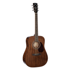 Cort Earth 60M OP OP Dreadnought Acoustic Guitar in Open Pore Mahogany