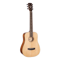 Cort Earth Mini OP 3/4 Size Dreadnought Acoustic Guitar Open Pore with Bag
