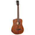 Cort AD Mini M OP 3/4 Size Dreadnought Acoustic Guitar Open Pore Mahogany w