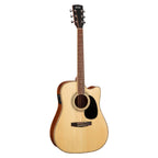 Cort AD880CE Nat Dreadnought Cutaway Acoustic Guitar in Gloss Natural