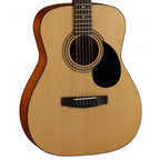 Cort AF510 Folk Acoustic Guitar in Open Pore Natural Finish