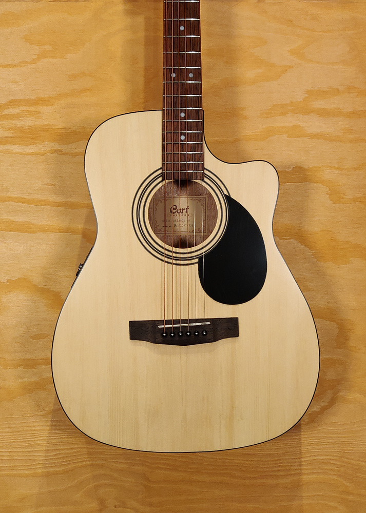 Cort AF515CE Cutaway Acoustic Guitar with Pickup in Open Pore - Preloved (Good Condition)