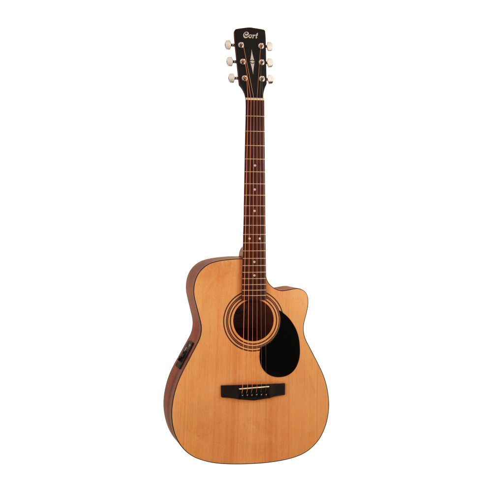 Cort AF515CE OP Cutaway Acoustic Guitar in Open Pore Natural with Pickup