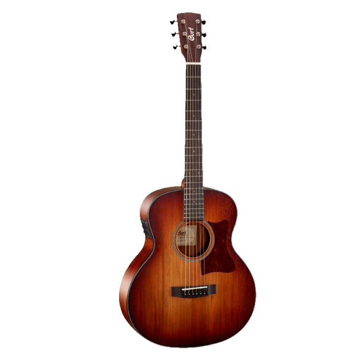 Cort Little CJ Blackwood Jumbo Acoustic Guitar with Gig Bag - Lightburst