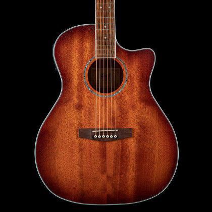 Cort GA-MEDX M OP Grand Auditorium Acoustic Guitar in Open Pore All Mahogany
