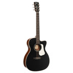 Cort L100 OCF-CED BKS Grand Concert Acoustic Guitar - Black Satin