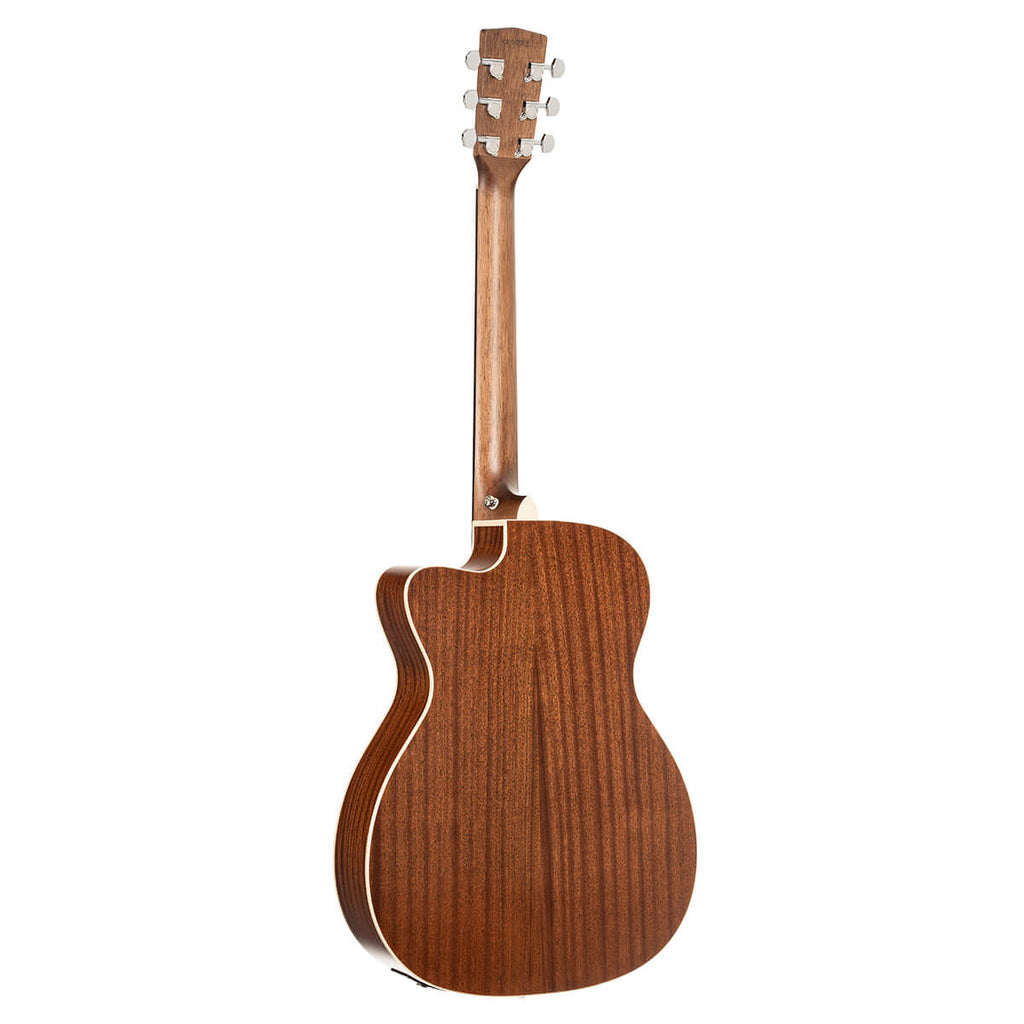 Cort L100 OCF-CED BKS Grand Concert Acoustic Guitar - Black Satin