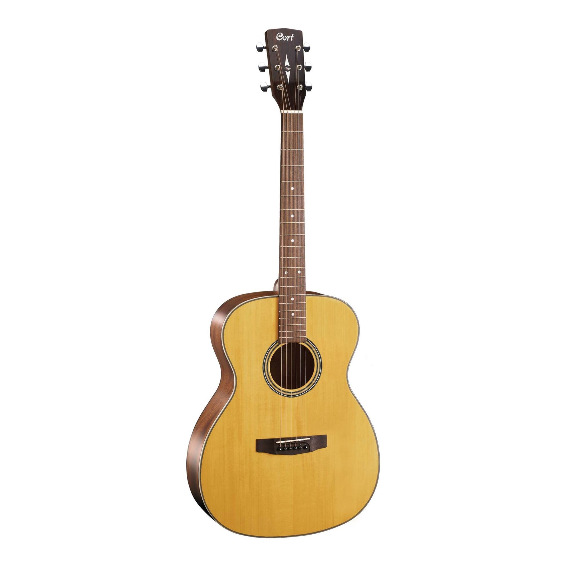 Cort L100-O Om Acoustic Guitar in Natural Satin (L100O)