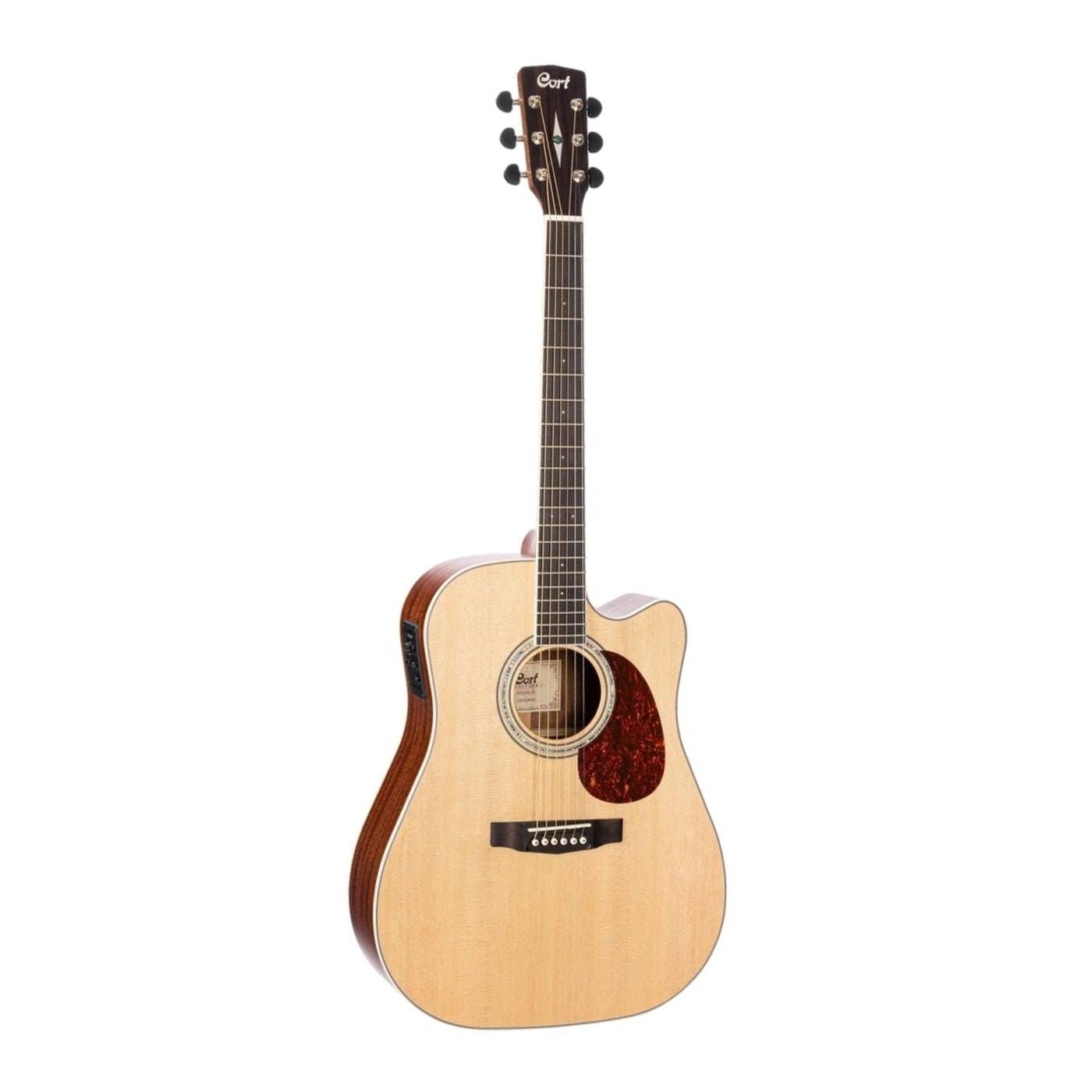 Cort MR710F Dreadnought Cutaway Acoustic Guitar in Natural Gloss