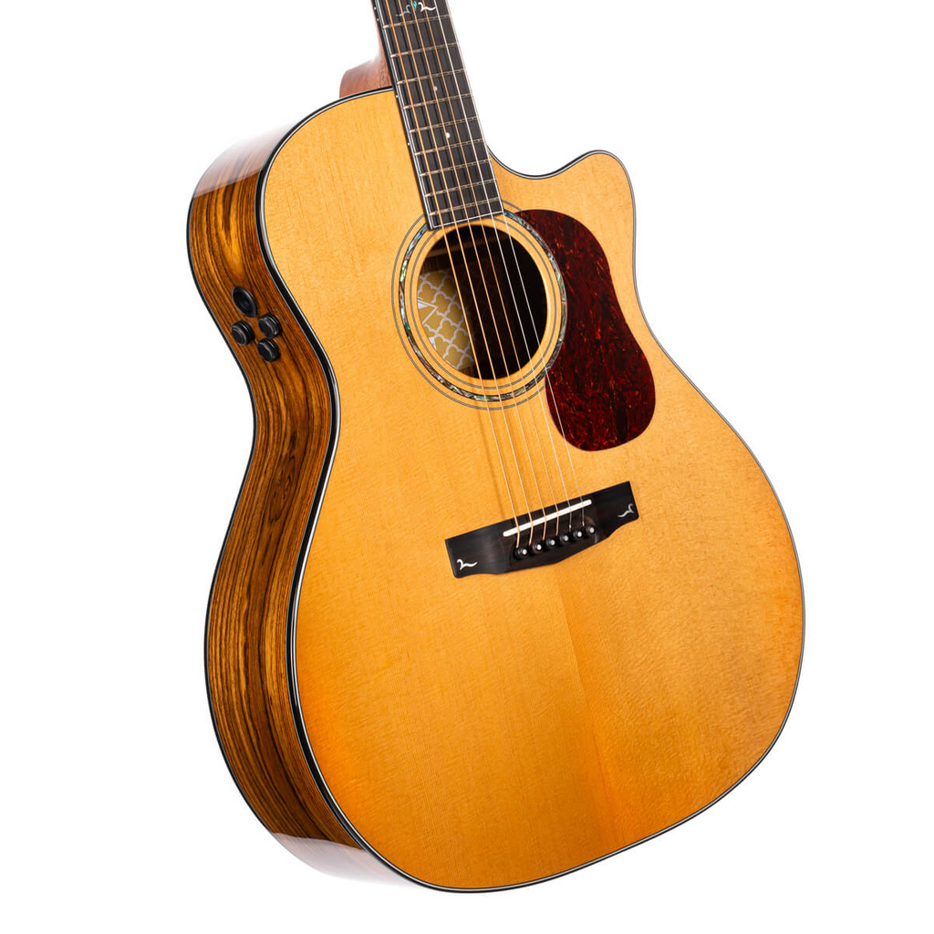 Cort Gold A6 Bocote GA Acoustic Guitar w/Soft Case - Gloss Natural