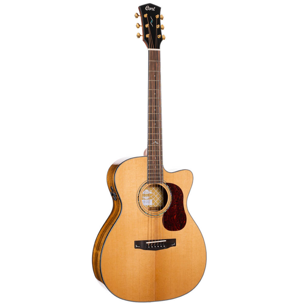 Cort Gold OC6 Bocote Acoutic Guitar w/Soft Case - Natural