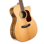 Cort Gold OC6 Bocote Acoutic Guitar w/Soft Case - Natural