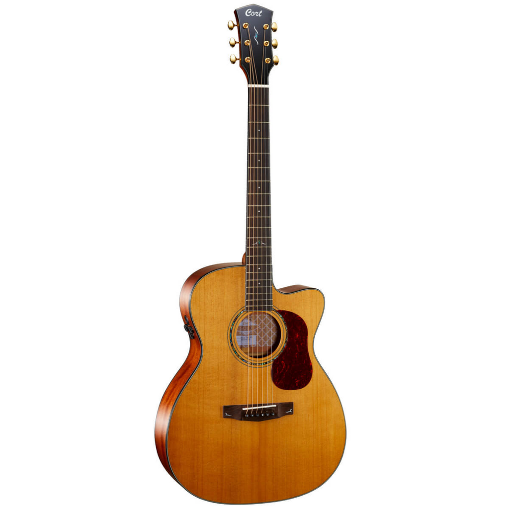 Cort Gold OC6 OM Acoustic Guitar w/Soft Case - Natural