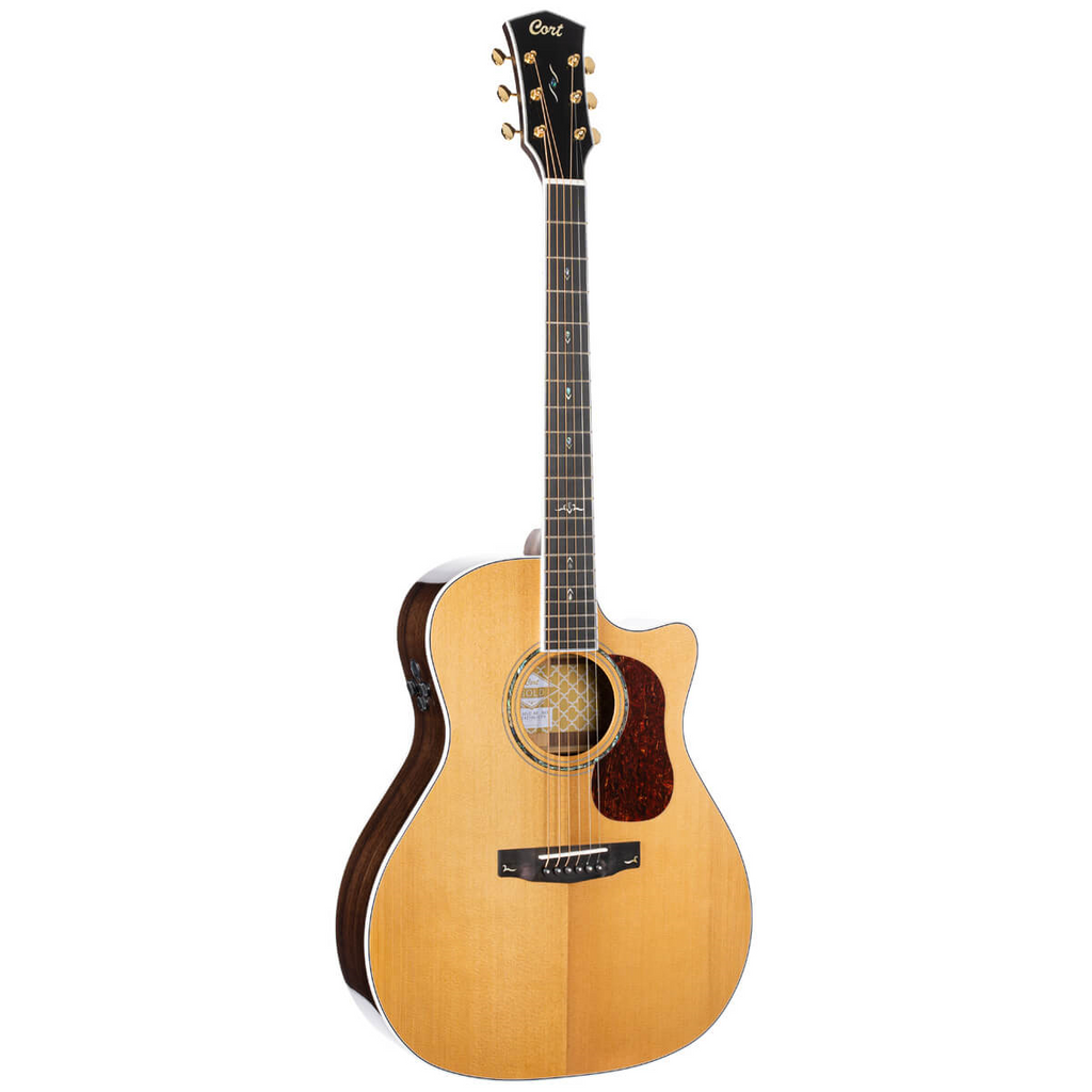 Cort Gold A8 Cutaway Acoustic Guitar w/Soft Case - Gloss Natural