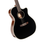 Cort Essence GA4 BTSG Acoustic Guitar - Black Top Semi Gloss