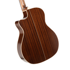 Cort Essence GA4 BTSG Acoustic Guitar - Black Top Semi Gloss