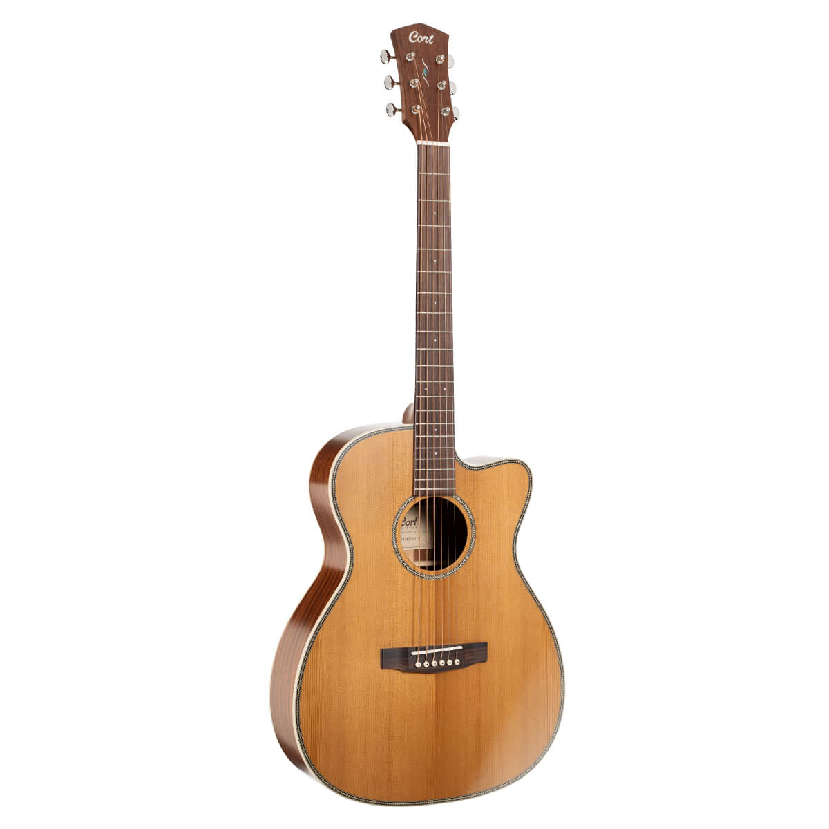 Cort Essence OC4 OM Acoustic Guitar - Natural Semi Gloss