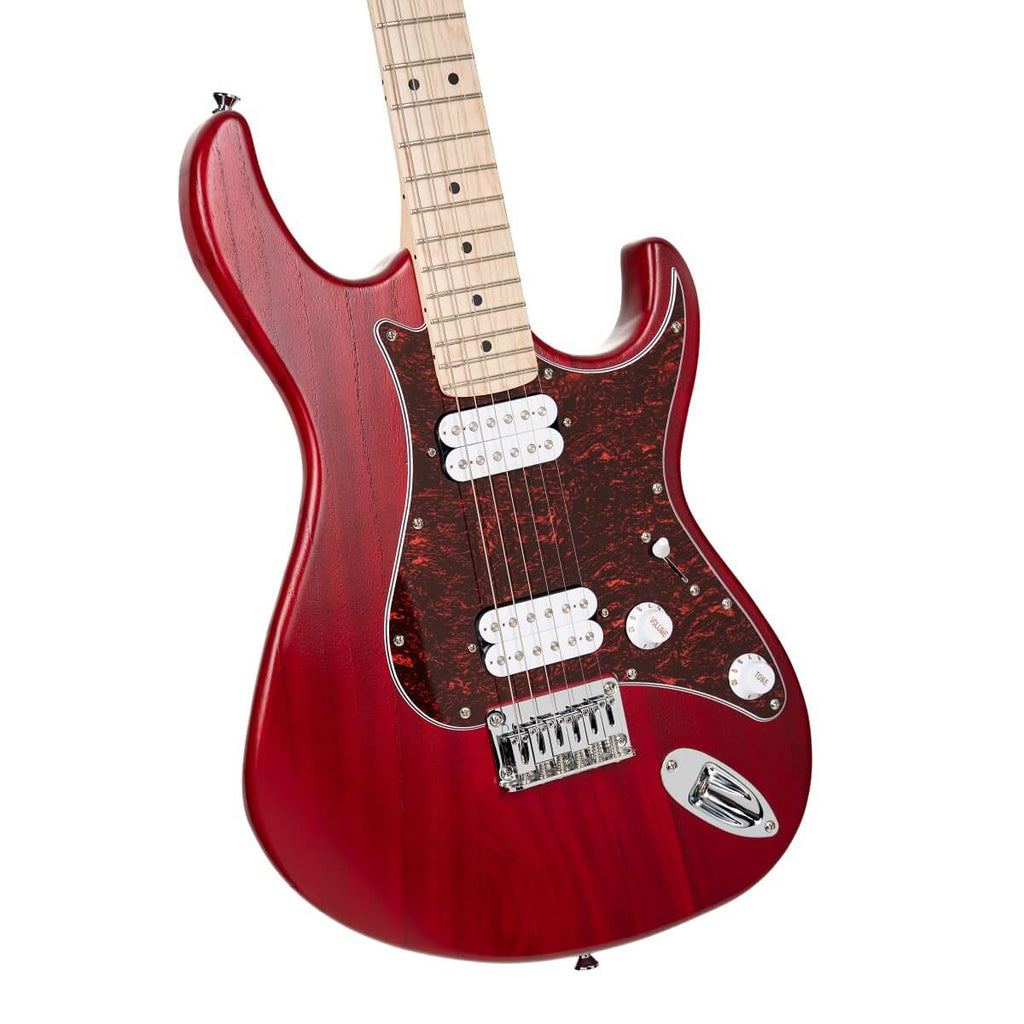 Cort G100 HH OPBC Electric Guitar - Open Pore Black Cherry