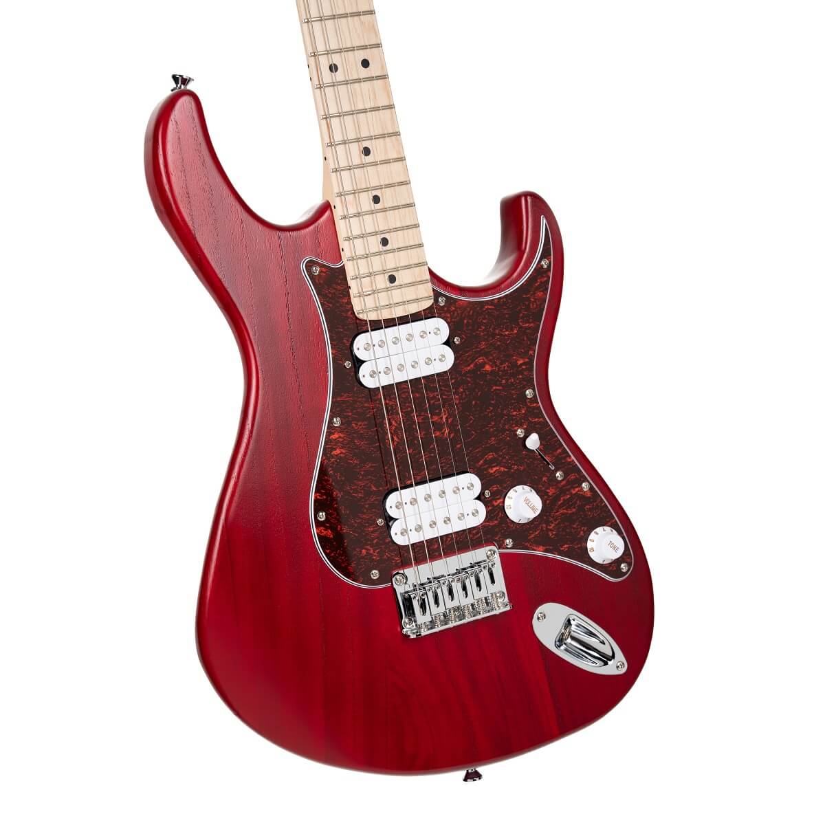 Cort G100 HH OPBC Electric Guitar - Open Pore Black Cherry