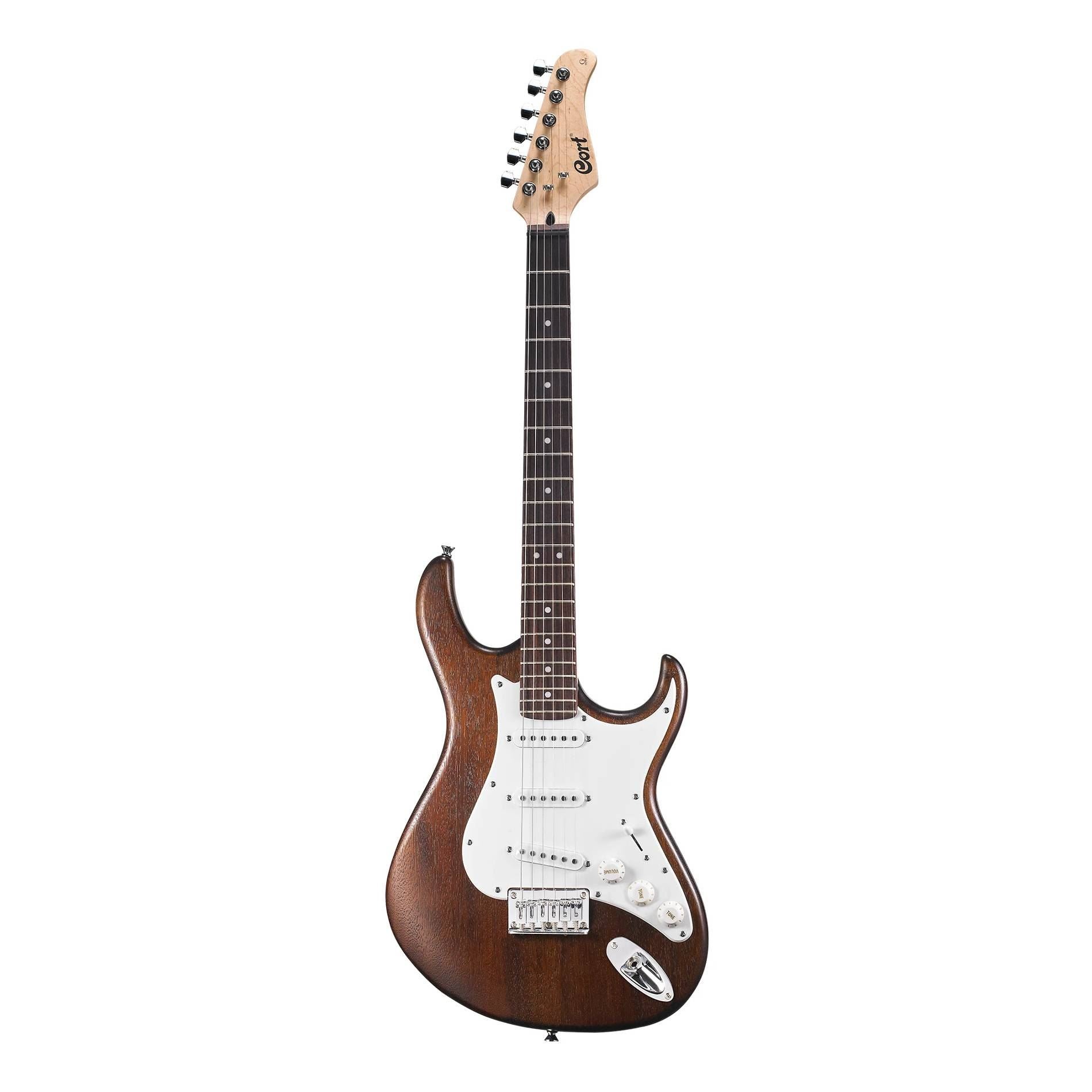Cort G100 Open Pore Electric Guitar in Walnut