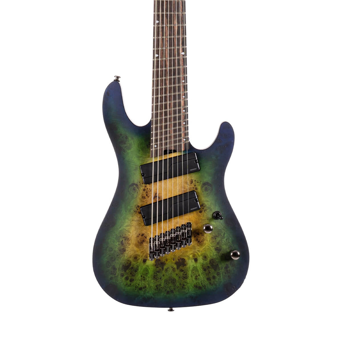 Cort KX508 8 String Electric Guitar in Mariana Blue Burst