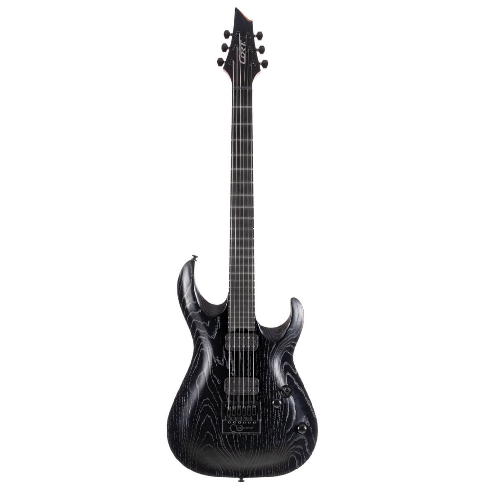 Cort KX700 Electric Guitar w/ Evertune in Open Pore Black with Bag
