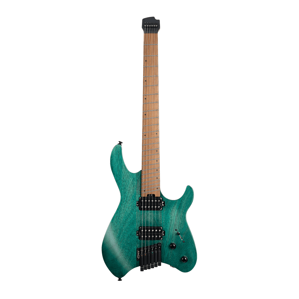 Cort Space G6MS SGTQ Electric Guitar w/Bag - Semi Gloss Turquoise
