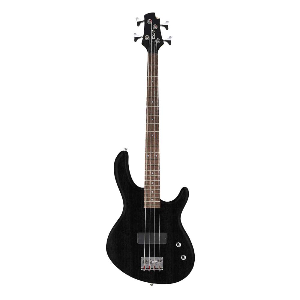 Cort Action Junior OPB Bass 30 Short Scale 4-String Open Pore Black