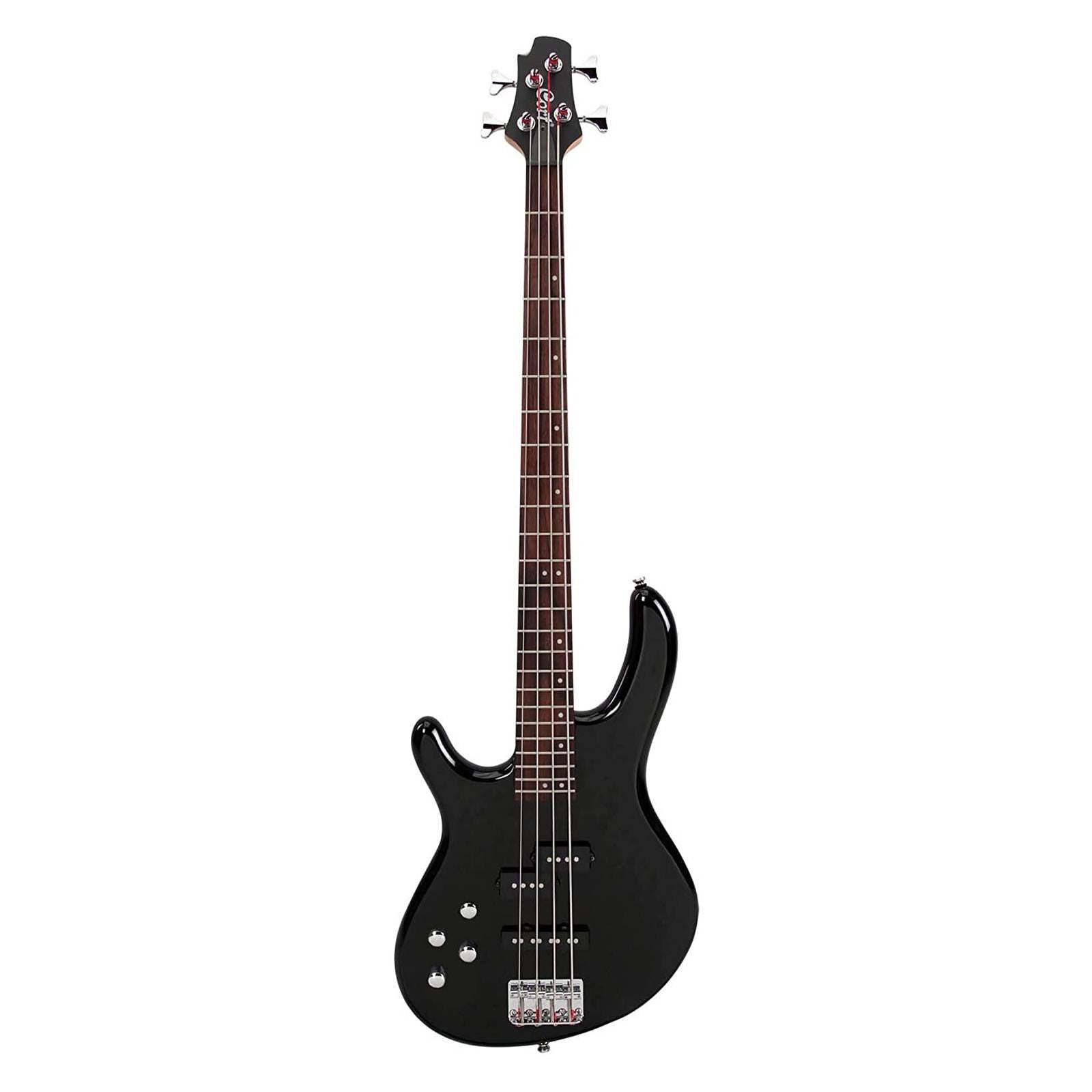 Cort Action Plus Left-Handed 4-String Bass Guitar in Black