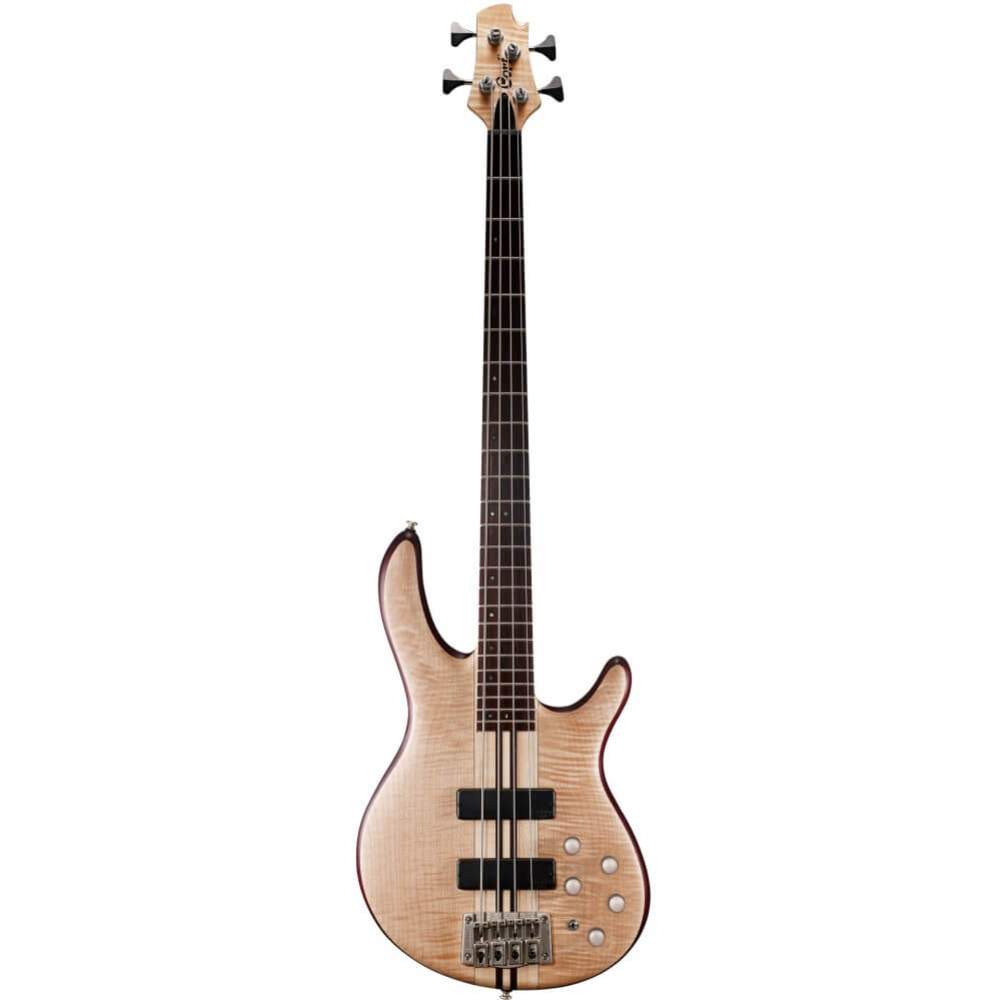 Cort Artisan Series A4 Plus FMMH Electric Bass Guitar - Open Pore Natural