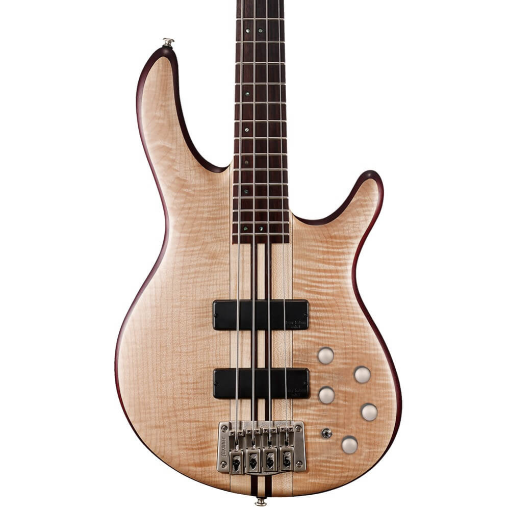 Cort Artisan Series A4 Plus FMMH Electric Bass Guitar - Open Pore Natural