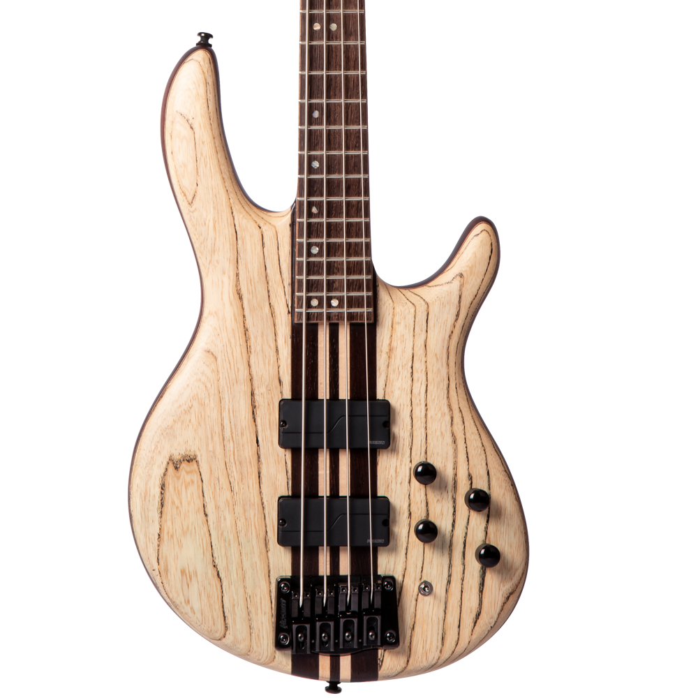 Cort A4 Ultra Ash ENB 4 String Bass Etched Natural Black