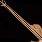 Cort A5 Plus SC 5 String Electric Bass Guitar - Amber Open Pore Finish