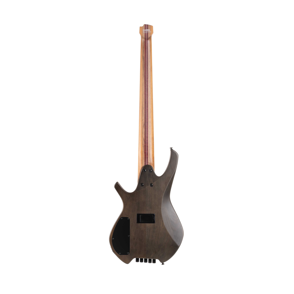 Cort Space 5 Bass guitar in Star Dust Black with sleek body and four strings, showcasing the stylish design and hardware.