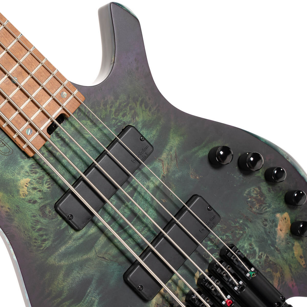 Cort Space 5 Headless 5-String Bass Guitar - Star Dust Green