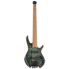 Cort Space 5 Headless 5-String Bass Guitar - Star Dust Green