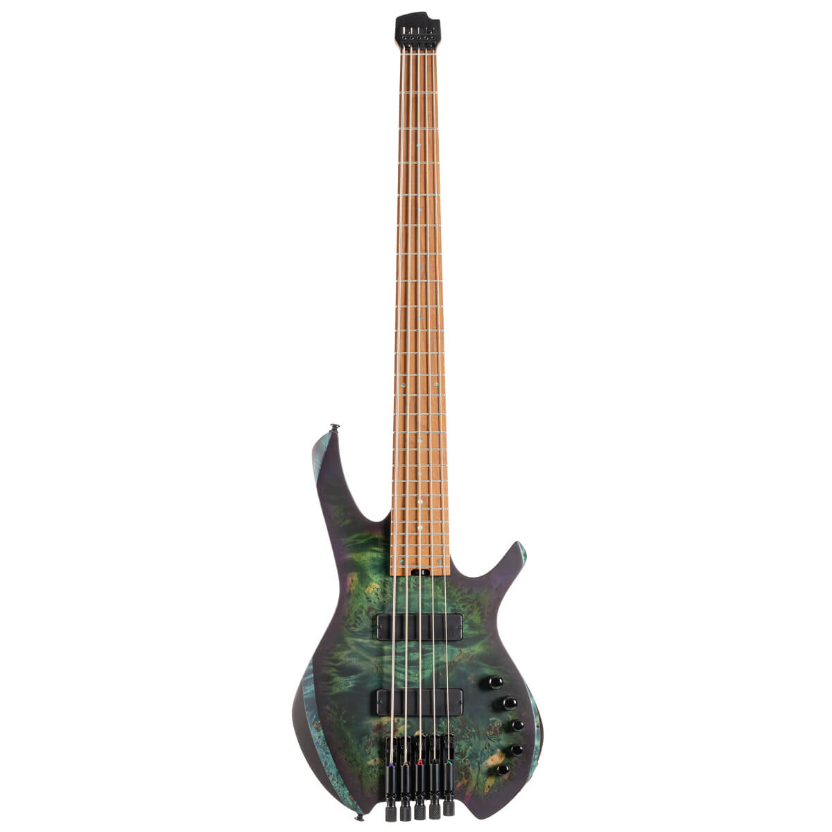 Cort Space 5 Headless 5-String Bass Guitar - Star Dust Green