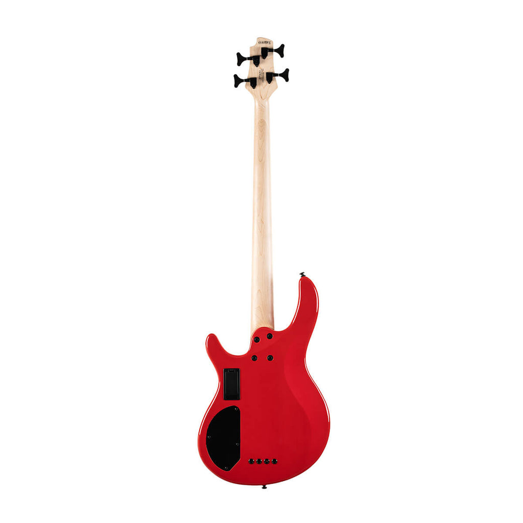 Cort C4 Deluxe Bass Guitar - Candy Red