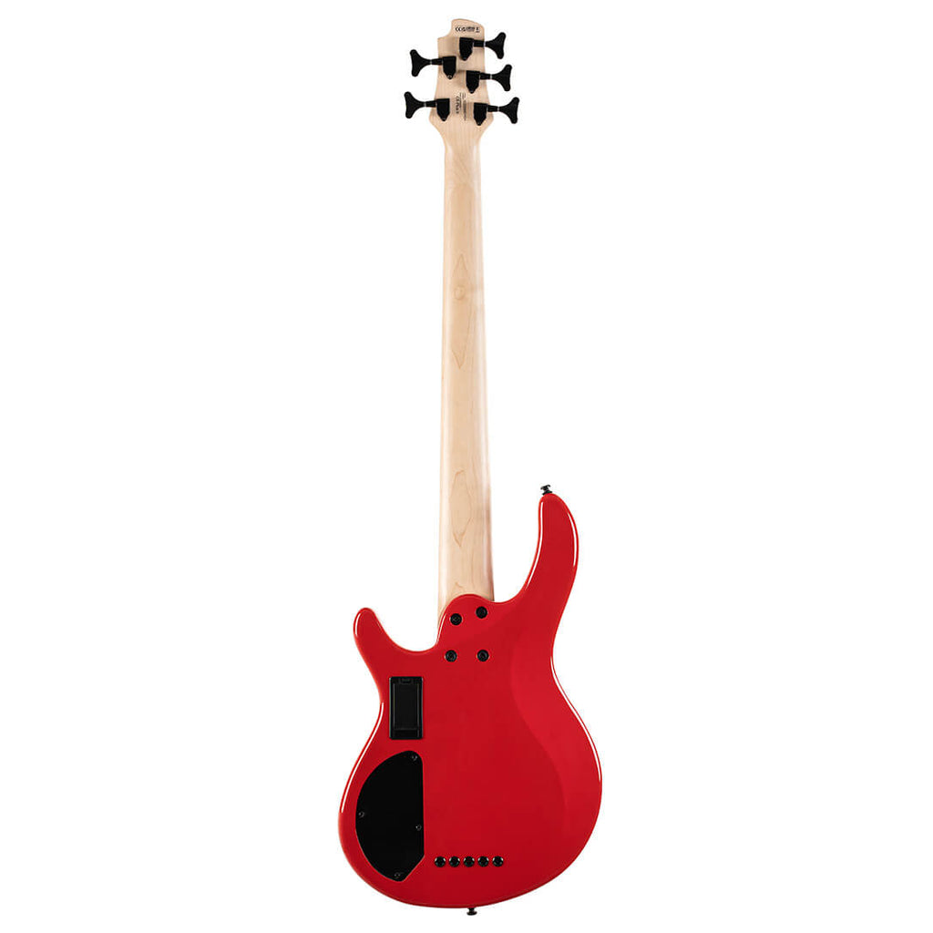 Cort C5 Deluxe 5-String Bass Guitar - Candy Red