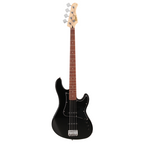 Cort GB34JJ 4 String Bass Guitar Gloss Black