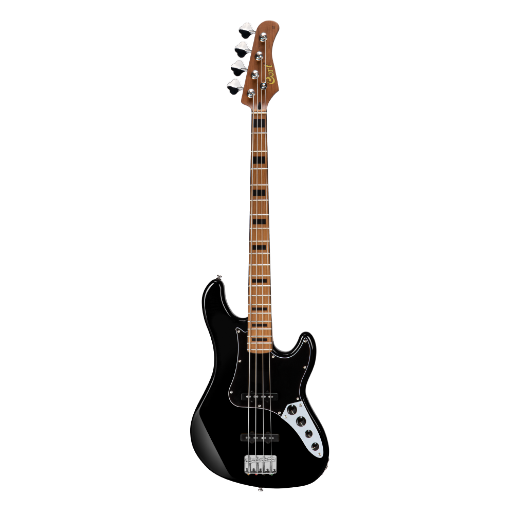 Cort GB64JJ BK 4-String Bass Guitar in Black