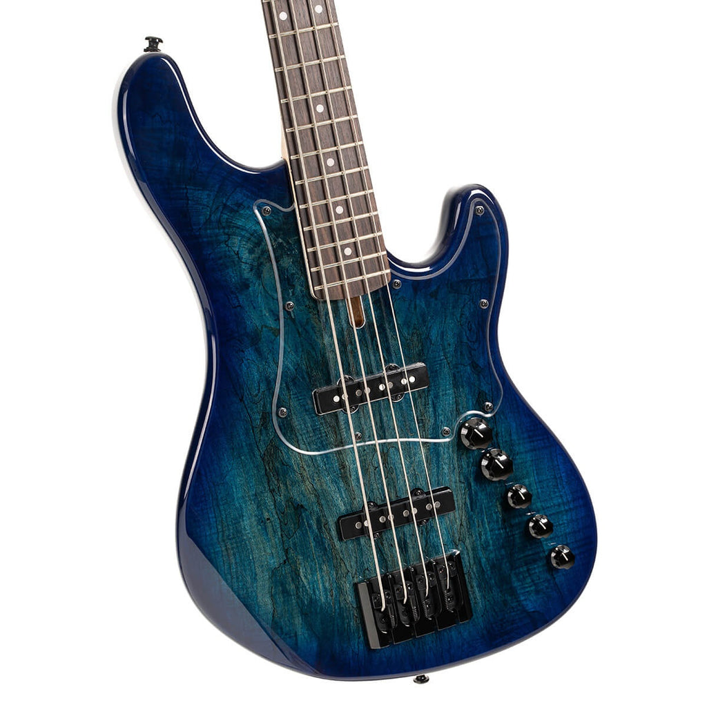Cort GB-Fusion 4 Stiring Electric Bass - Blue Burst with bag