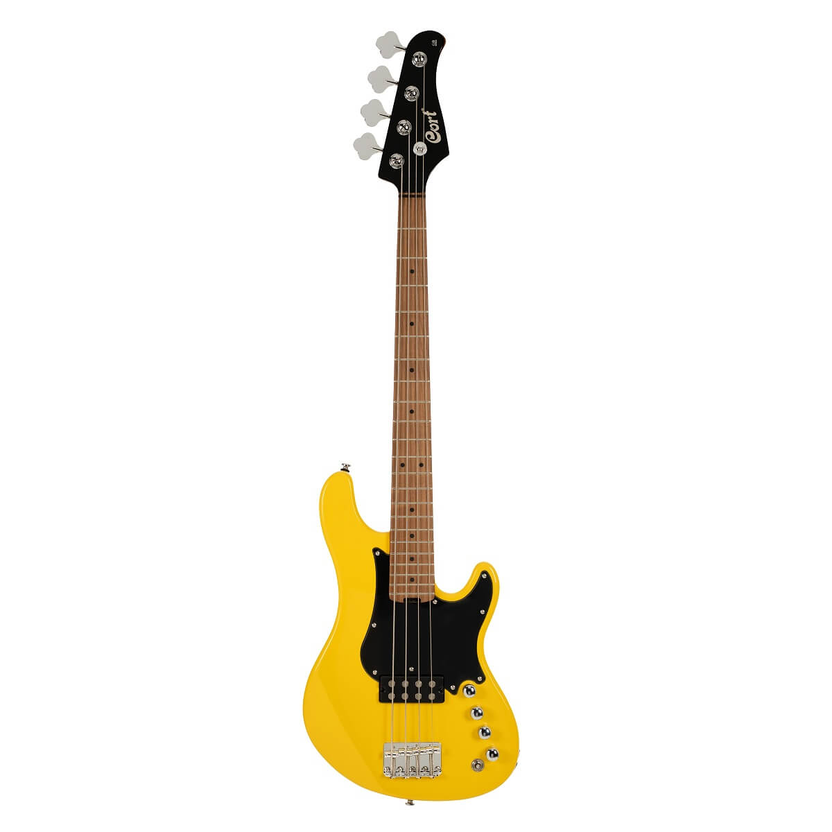 Cort GB Short Scale Bass - Yellow Crush