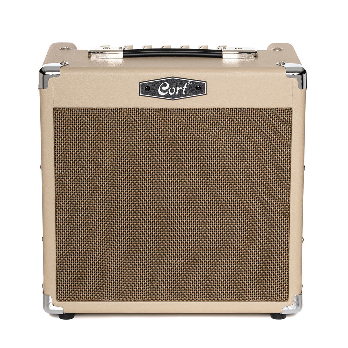 Cort CM15R PG 15W Guitar Combo Amplifier - White Sand